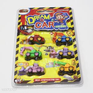 High Sales 6pcs Engineer Car Model Toys for Kids