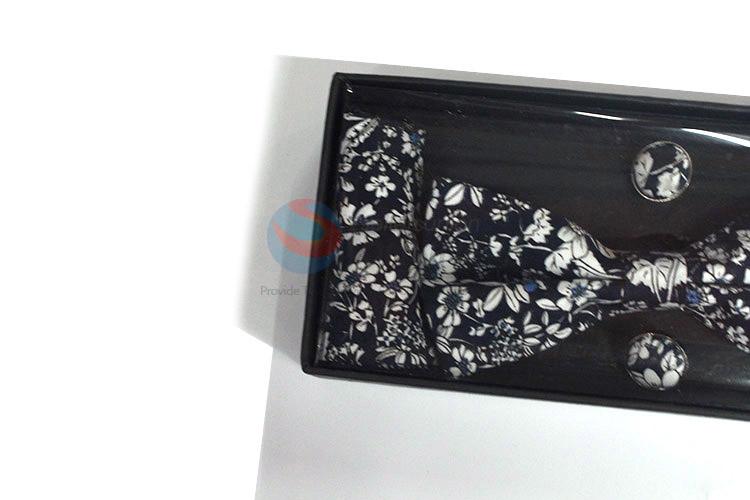 High sales promotional printed bow tie+kerchief