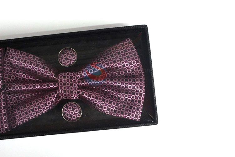 Bottom price good quality printed bow tie for men