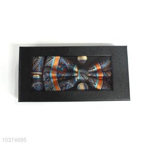 Factory wholesale popular printed bow tie for men