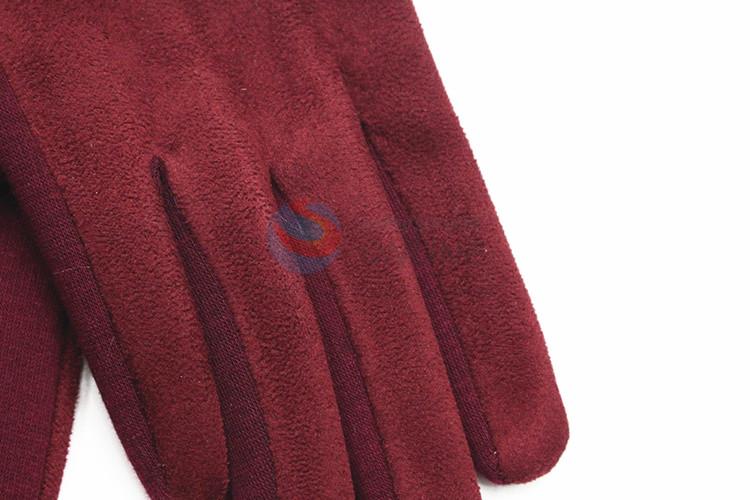 Classic popular women winter warm gloves outdoor gloves