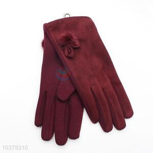 Classic popular women winter warm gloves outdoor gloves