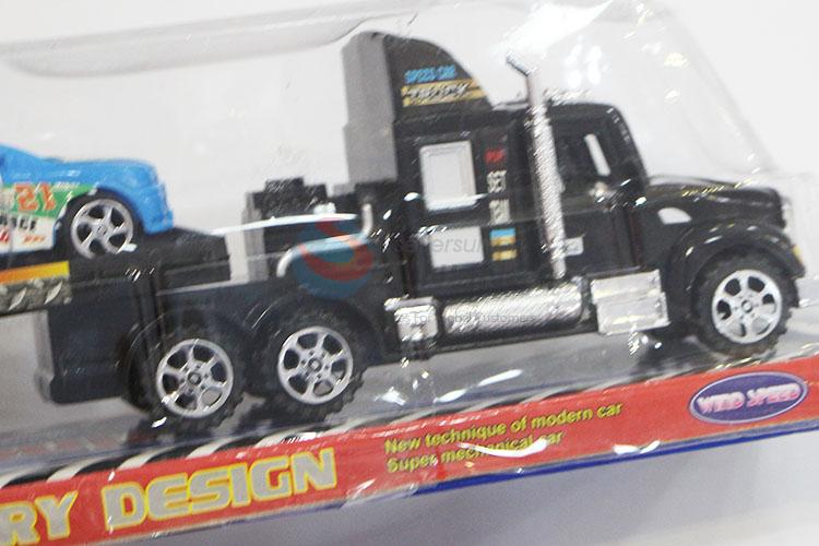 Promotional Gift Friction Drag Head Truck Toys with Cars