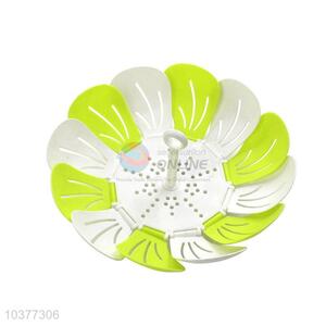 Lotus shaped stretch food steaming basket