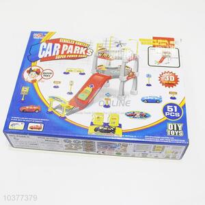 Kids Educational Toys Plastic Racing Car Parking Lot