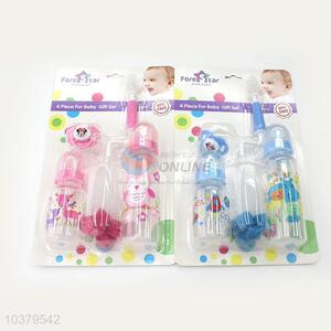 Popular promotional feeding-bottle set with brush