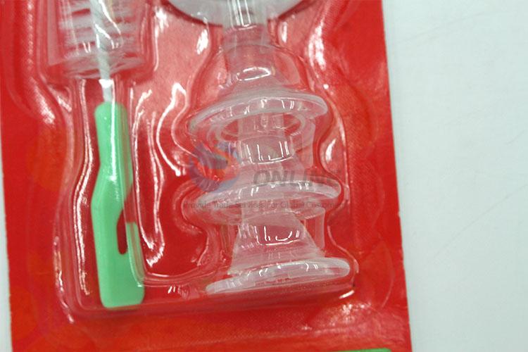 Eco-Friendly silicone nipple with brush