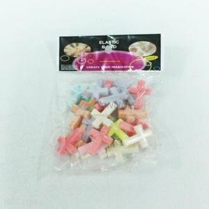 Cross design plastic beads_20g