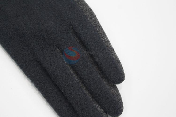 Women Winter Outdoor Sport Warm Embroidery Gloves