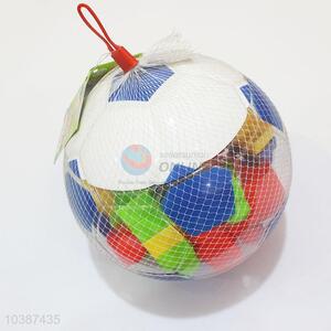 20Pcs/Set Football Shaped Mix Design Puzzle Block Toys Set