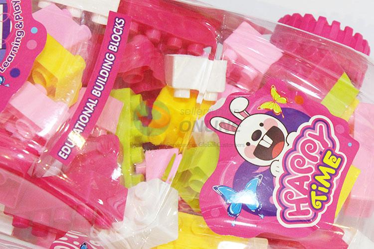 110Pcs/Set Pink Color Big SUV Educational Building Blocks Toys