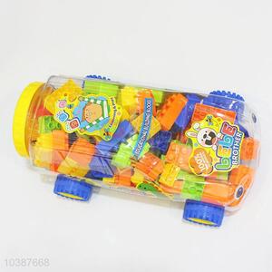 100-120Pcs/Set Plastic Car Educational Toys Creative Building Blocks