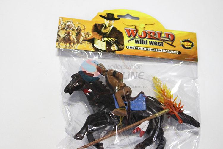 Direct Price Kids Toy Single Indian Doll on Horse