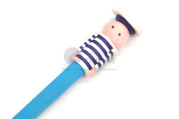 Cartoon Boy Polymer Clay Ball-Point Pen