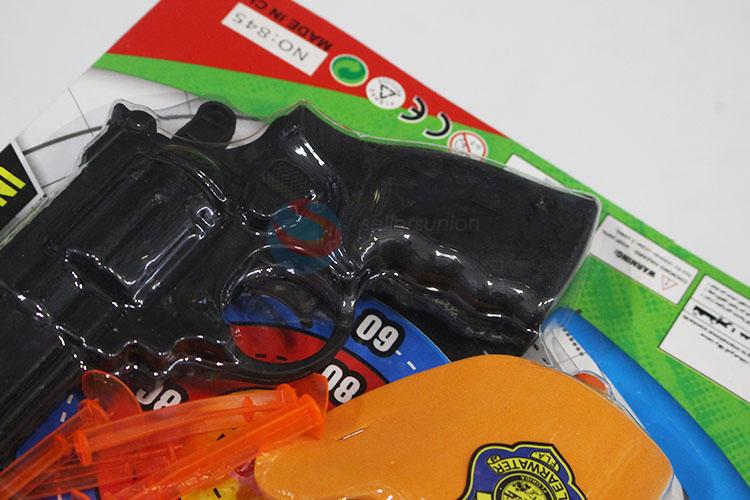 Wholesale plastic police shooting gun toys for kids