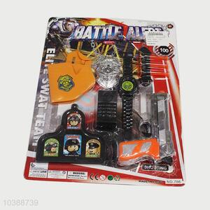 Police toys set soft bullets plastic toy gun