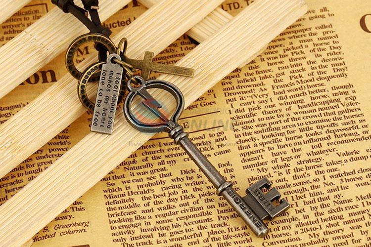 Unique Design Retro Style Key Shape Necklace