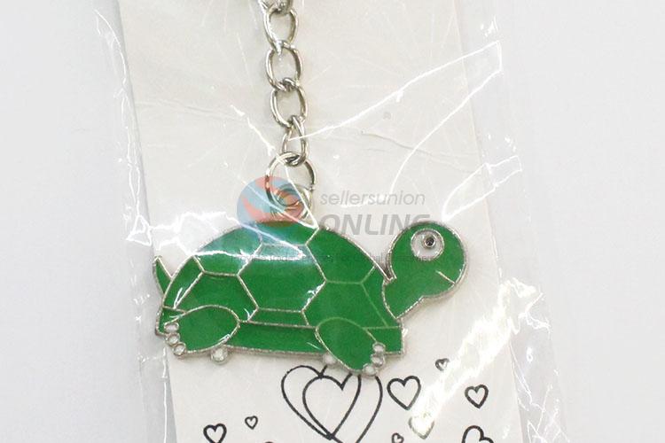 Best cute green tortoise shape key chain