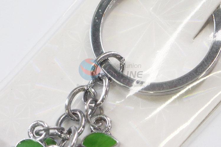 Popular cheap colorful apple shape key chain