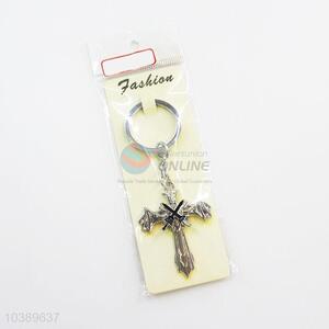 Normal cheap high quality cross shape key chain