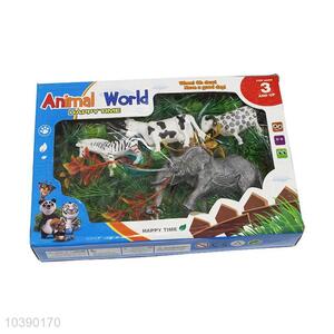 World figurines funny plastic mini dinosaur