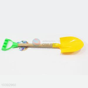 Plastic Middle Size Beach Shovel Wooden Handle Beach Tools