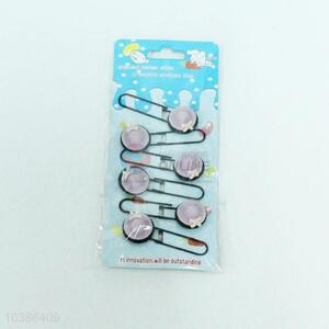 6Pcs Lovely Design Girl Paper Clip