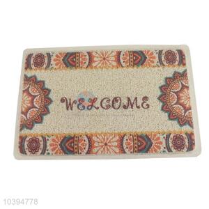 Flower Printed Door Mat With Good Quality