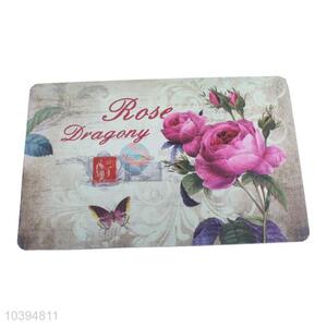 Promotional Flower Printed TPR Bottom Carpet