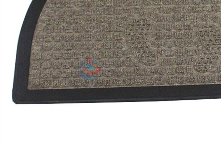 Made In China Gray Semicircle Door Mat