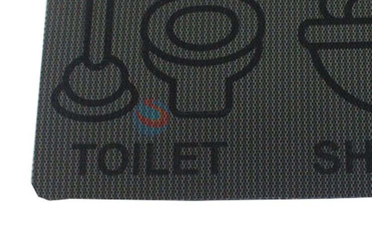 High Quality Printed Door Carpet For Bathroom