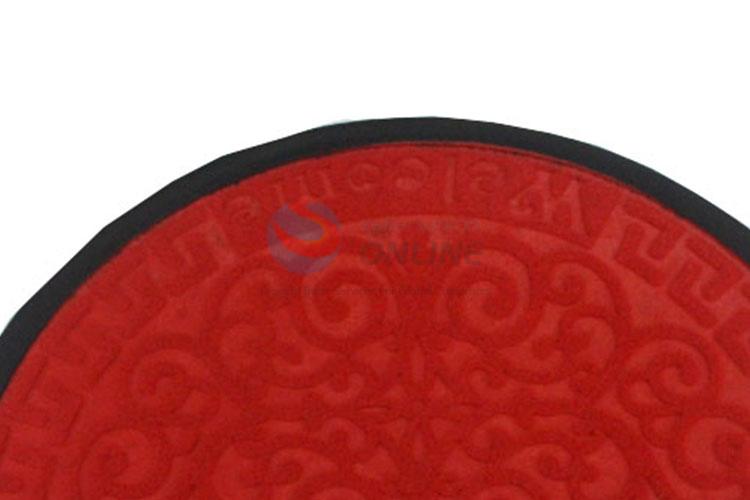 Factory Price Popular Red Semicircle Door Mat