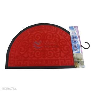 Factory Price Popular Red Semicircle Door Mat