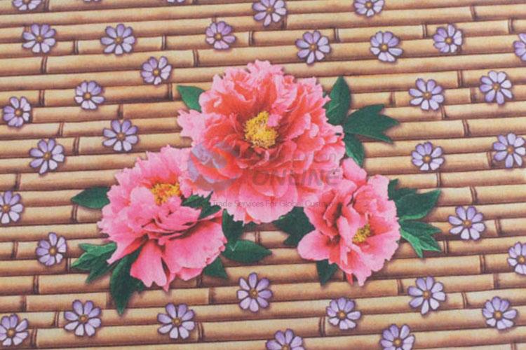 Latest Style Flower Printing Living Room Carpet