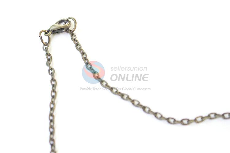 Wholesale Real Flower Necklace Zinc Alloy Pendant With Chain