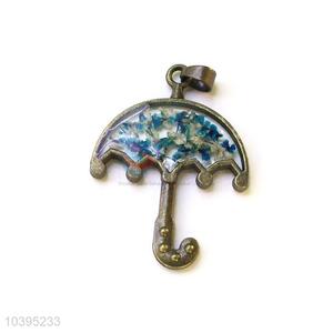 Popular Umbrella Shape Bronze Real Flower Pendant