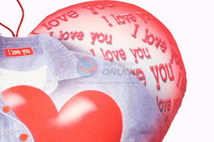 Printed Heart Shape Pillow With Cheap Price