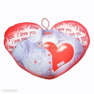 Printed Heart Shape Pillow With Cheap Price