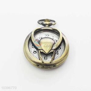 Animal Quartz Movement Skeleton Pocket Watch