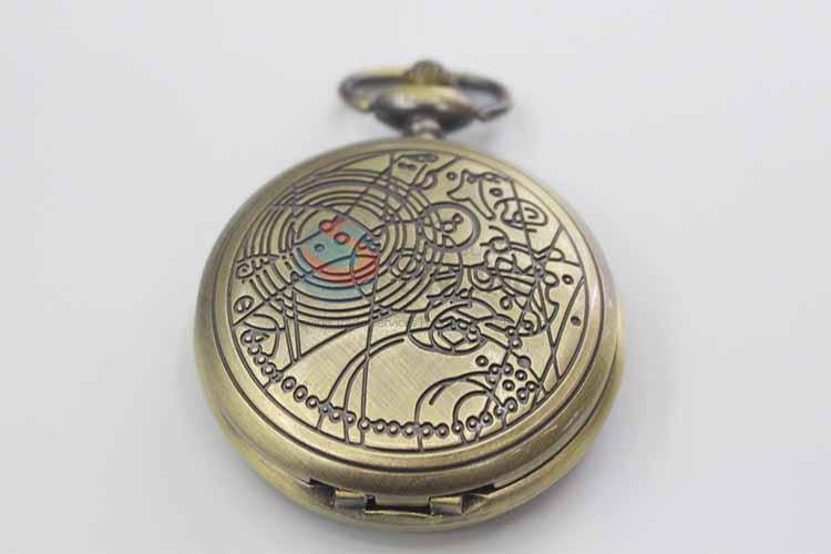 Hollyween Quartz Movement Skeleton Pocket Watch