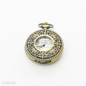 Quartz Movement Skeleton Pocket Watch