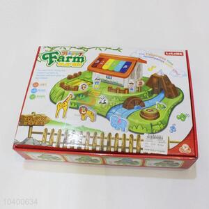 Newest design low price multi-functional building blocks zoo