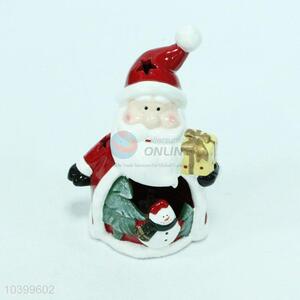 Wholesale cheap porcelain christmas santa craft