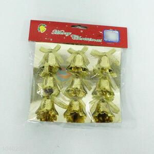 Christmas Tree Pendant Golden Christmas Bell