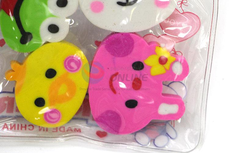 Top Selling Cartoon Animal Design Eraser for Student