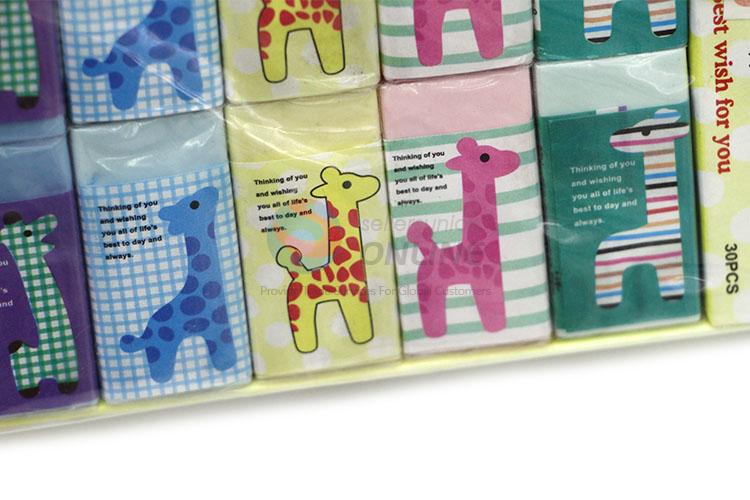 Great Eraser with Cartoon Wrapping Paper for Student