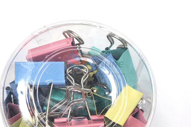 24pcs Lovely Cute Printing Style Metal Binder Clips paper Clips