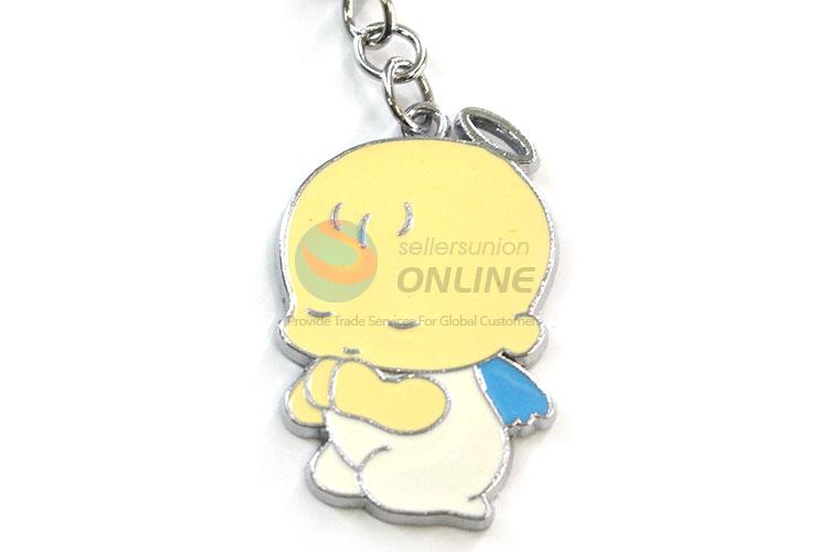 Good Sale Angel Baby Shape Zinc Alloy Key Chain