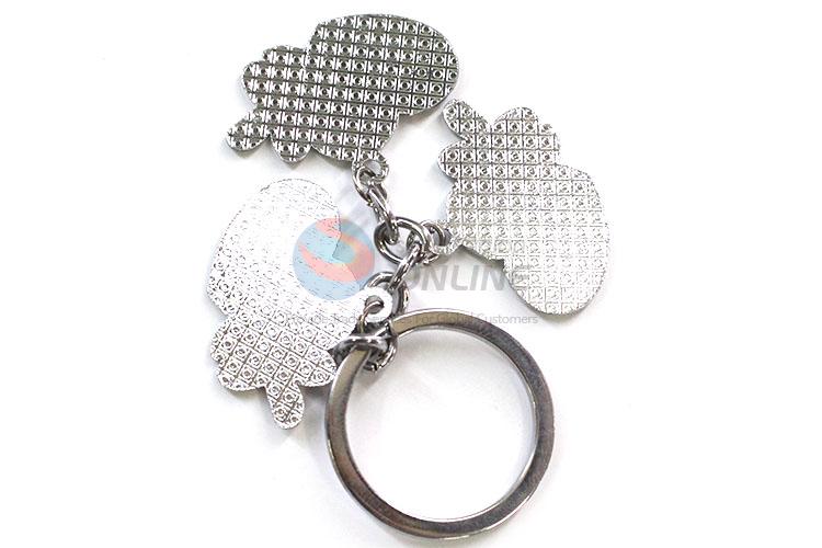 New Design Zinc Alloy Keychain Heart Shape Key Ring