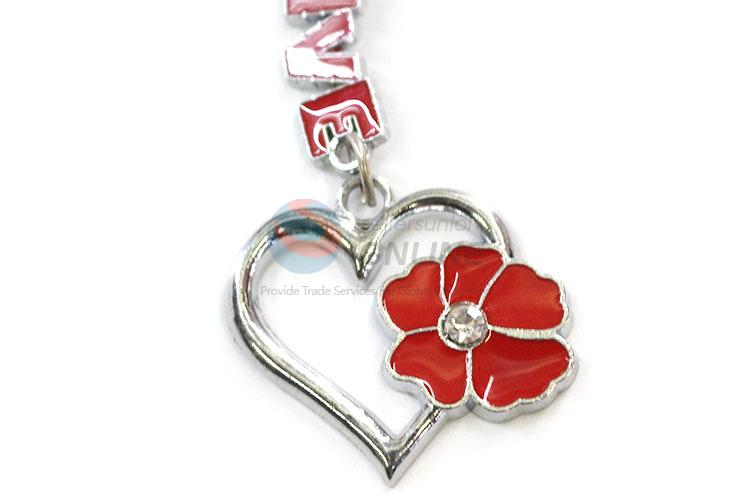 Sweet Design Heart Shape Zinc Alloy Key Chain